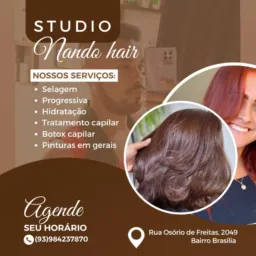 💇♀️ ESPAÇO DA BELEZA NANDO HAIR💇♀️