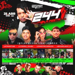 NESTE SÁBADO 244 Á festa