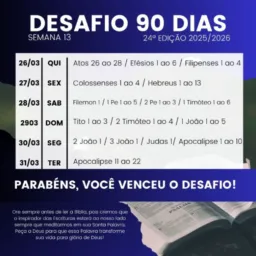 Leitura Bíblica em 90 Dias!