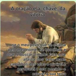A oração é a chave da vitória 🕊️