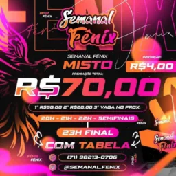 🐦‍🔥 SEMANAL FÊNIX - PRÉ INSCRIÇÃO 1🐦‍🔥